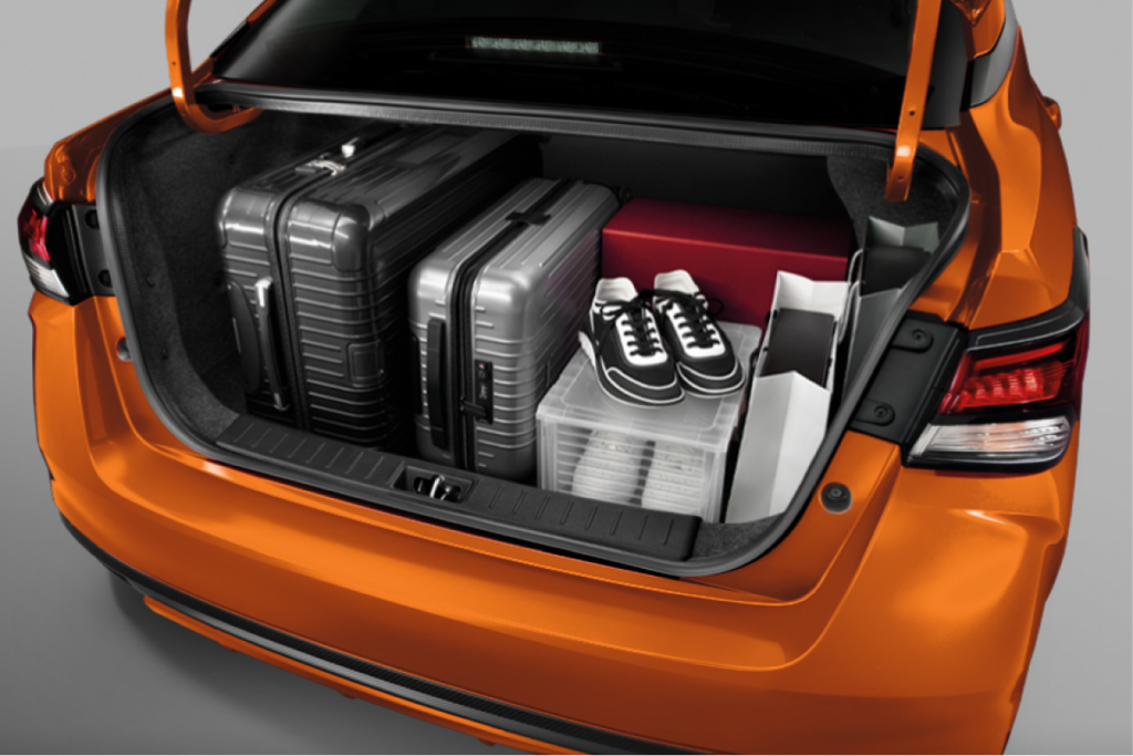 2/3 Generous Trunk Space, Up to 482 Litres