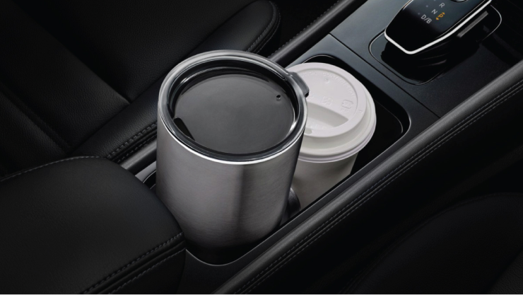 Center Console Design with Adjustable Cupholders