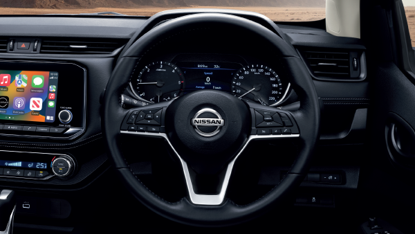 NEW Leather Steering Wheel with Smooth Grain finish*