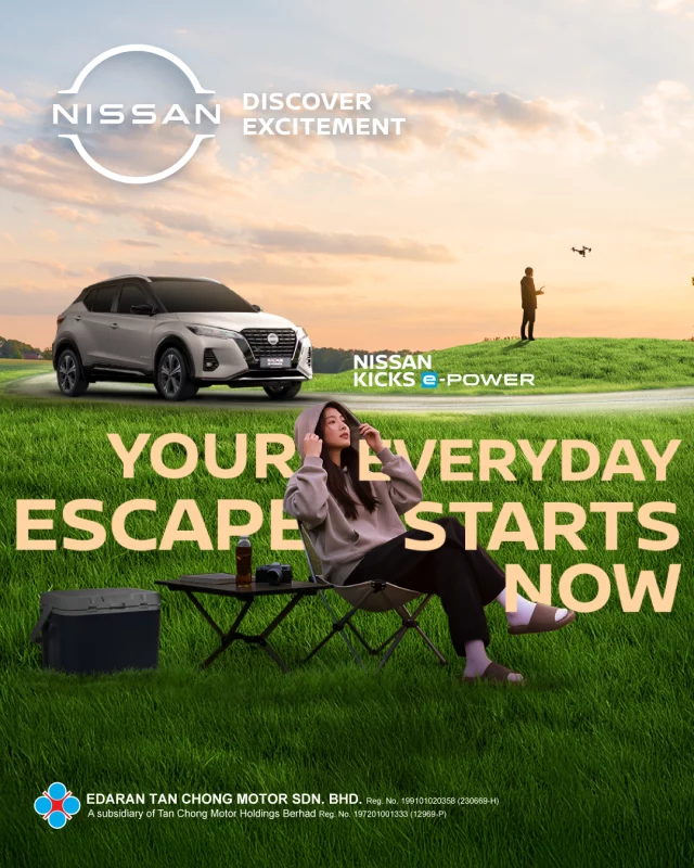 Your everyday escape starts now. 🌅
A little road trip. A little fresh air. A lot more moments to remember.
With the Nissan KICKS e-POWER, wherever the day takes you, make the journey part of the adventure.#Nissan #NissanKICKS #KICKSePOWER #ePOWER #NissanMalaysia #DiscoverExcitement
